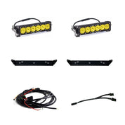 Baja Designs Behind Grille Light Bar Kit Dual 10 inch OnX6+ Series Driving/Combo Pattern Clear Lens 448064