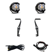 Baja Designs A-Pillar Light Kit Pair LP4 Pro Series Driving/Combo Pattern Clear Lens For Ford F-150 Raptor 2021-2023 448068