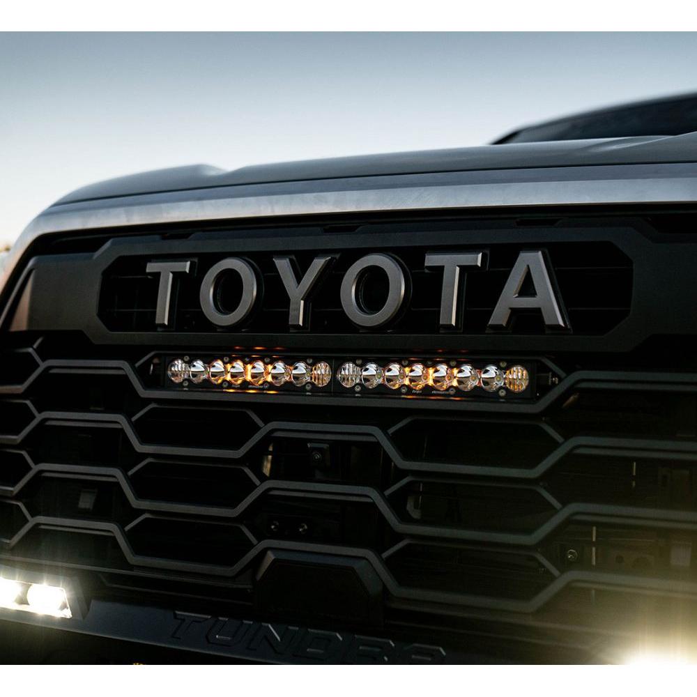 Baja Designs Grille Light Bar Kit 20 inch S8 Series Driving/Combo Pattern Baja Amber Lens 448079