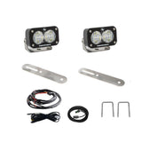 Baja Designs Reverse Light Kit Pair Dual S2 Sport Series Wide Cornering Pattern Clear Lens 448082