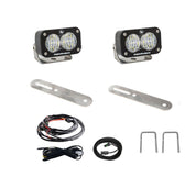 Baja Designs Reverse Light Kit Pair Dual S2 Sport Series Wide Cornering Pattern Clear Lens 448082