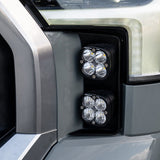 Baja Designs Front Vent Light kit Squadron Pro Series Multi Pattern Clear Lens 448128