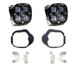 Baja Designs Fog Pocket Light Kit Squadron Series SAE Pattern Clear Lens 448129