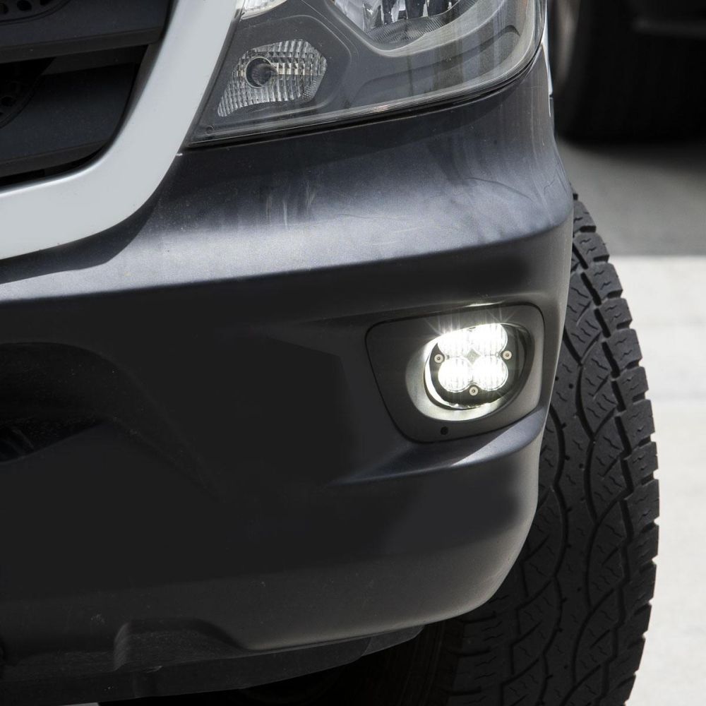 Baja Designs Fog Pocket Light Kit Squadron Sport Series Wide Cornering Pattern Clear Lens 448130