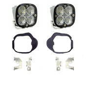 Baja Designs Fog Pocket Light Kit Squadron Pro Series Wide Cornering Pattern Clear Lens 448131