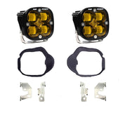 Baja Designs Fog Pocket Light Kit Squadron Series SAE Pattern Baja Amber Lens 448132