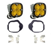 Baja Designs Fog Pocket Light Kit Squadron Pro Series Wide Cornering Pattern Baja Amber Lens 448134