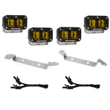 Baja Designs Fog Light Kit S2 Series SAE Pattern Baja Amber Lens 448167