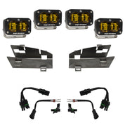 Baja Designs Fog Pocket Light Kit S2 SAE Series Baja Amber Lens 448169