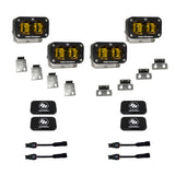 Baja Designs Fog Pocket Light Kit Dual S2 SAE Series Spot Pattern Clear Lens 448171