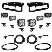 Baja Designs Fog Pocket Light Kit S2 SAE / Sportsman Series Multi Pattern Clear Lens Upfitter Wiring 448174UP