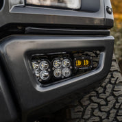 Baja Designs Fog Pocket Light Kit S2 SAE / Pro Series Multi Pattern Baja Amber Lens For Ford F-150 Raptor 2017-2020 448177