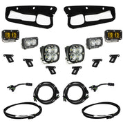 Baja Designs Fog Pocket Light Kit S2 SAE / Sportsman Series Multi Pattern Baja Amber Lens Upfitter Wiring 448178UP