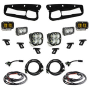 Baja Designs Fog Pocket Light Kit S2 SAE / Sportsman Series Multi Pattern Baja Amber Lens Toggle Wiring 448178
