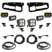 Baja Designs Fog Pocket Light Kit S2 SAE / Pro Series Multi Pattern Clear Lens Toggle Wiring 448179