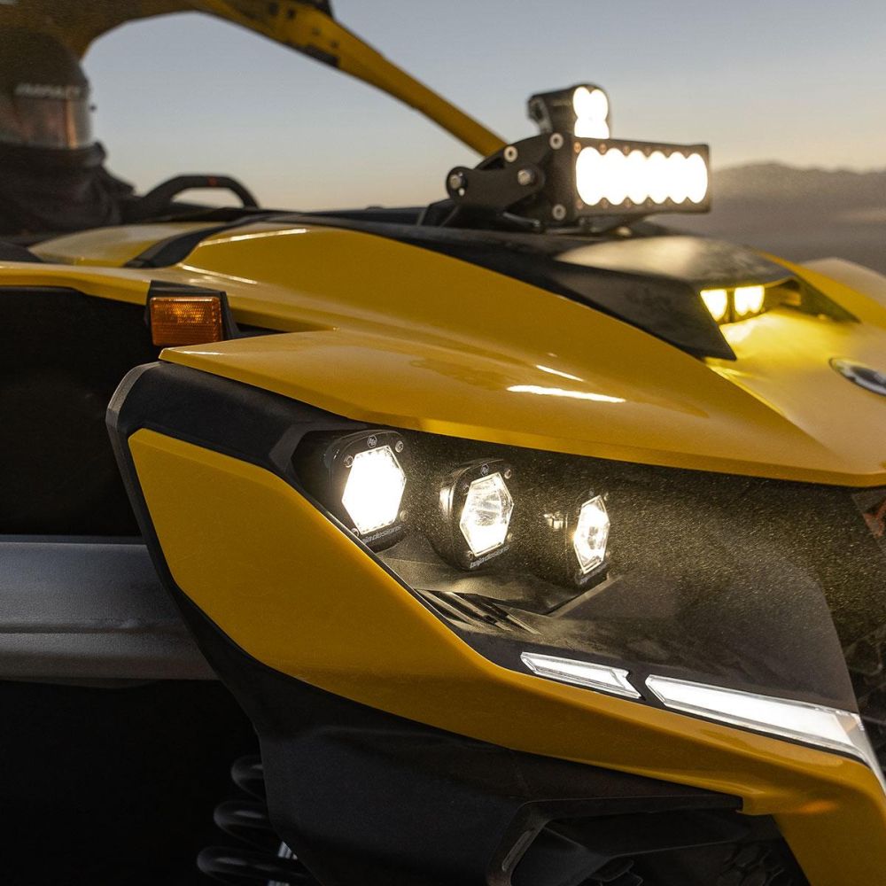 Baja Designs Headlight Kit S1 Series Multi Pattern Clear Lens For Can-Am Maverick R 2024 448186