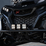 Baja Designs Pre-Runner Bumper LED Light Kit Squadron Sport Series Driving/Combo Pattern Clear Lens For Can-Am Maverick R 2024 448203