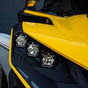 Baja Designs Headlight Kit S1 Series Spot Pattern Clear Lens For Can-Am Maverick R 2024 448204