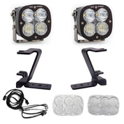 Baja Designs A-Pillar Light Kit Pair XL Pro Series Driving/Combo Pattern Clear Lens Upfitter Wiring 448211UP