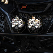 Baja Designs Pre-Runner Bumper LED Light Kit LP4 Series Driving/Combo Pattern Clear Lens For Can-Am Maverick R 2024 448217