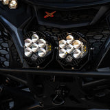 Baja Designs Pre-Runner Bumper LED Light Kit LP4 Series Driving/Combo Pattern Clear Lens For Can-Am Maverick R 2024 448217