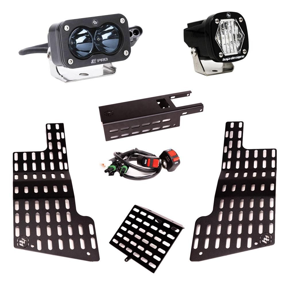 Baja Designs Headlight Kit S2 Pro Series Multi Pattern Clear Lens Universal 448224