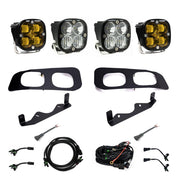 Baja Designs Fog Pocket Light Kit Dual Squadron Sport Series SAE Pattern Baja Amber Lens Toggle Wiring 448228