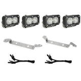 Baja Designs Fog Pocket Light Kit Dual S2 Sport Series Wide Cornering Pattern Clear Lens 448238