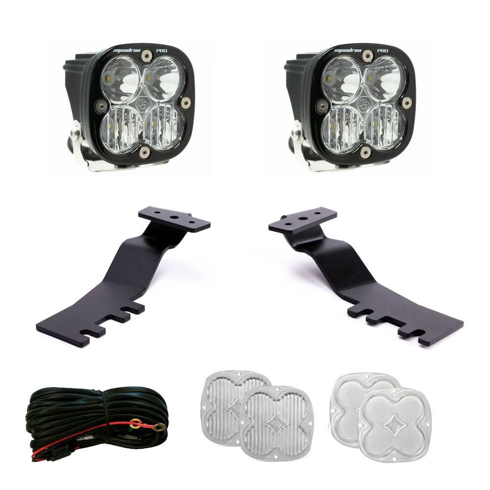 Baja Designs A-Pillar Light Kit Squadron Pro Series Driving/Combo Pattern Clear Lens 448241