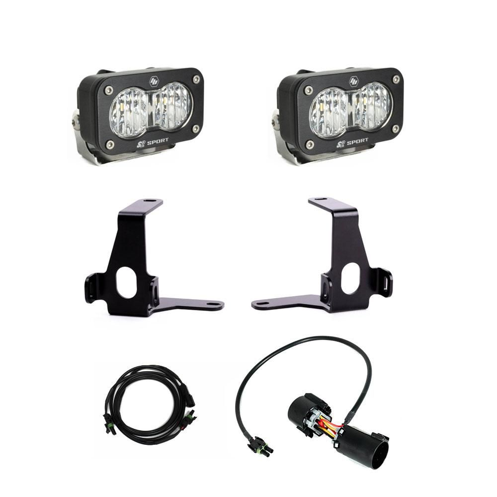 Baja Designs Reverse Light Kit S2 Sport Series Wide Cornering Pattern Clear Lens 448248
