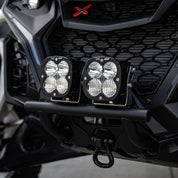 Baja Designs Push Bar Bumper Light Kit XL80 Series Driving/Combo Pattern Clear Lens For Can-Am Maverick R 2024 448249