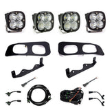 Kit de luces antiniebla de bolsillo Baja Designs Squadron Sport Series con lente transparente multipatrón y cableado de palanca 448257