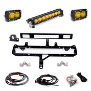 Baja Designs Grille Light Bar Kit 10 inch S8 Series Multi Pattern Baja Amber Lens 448263