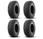 Kenda Set of Two K3204R Klever XT Tires (8 Ply) [28x10R-14] And Two (8 Ply) [30x10-14] Tires