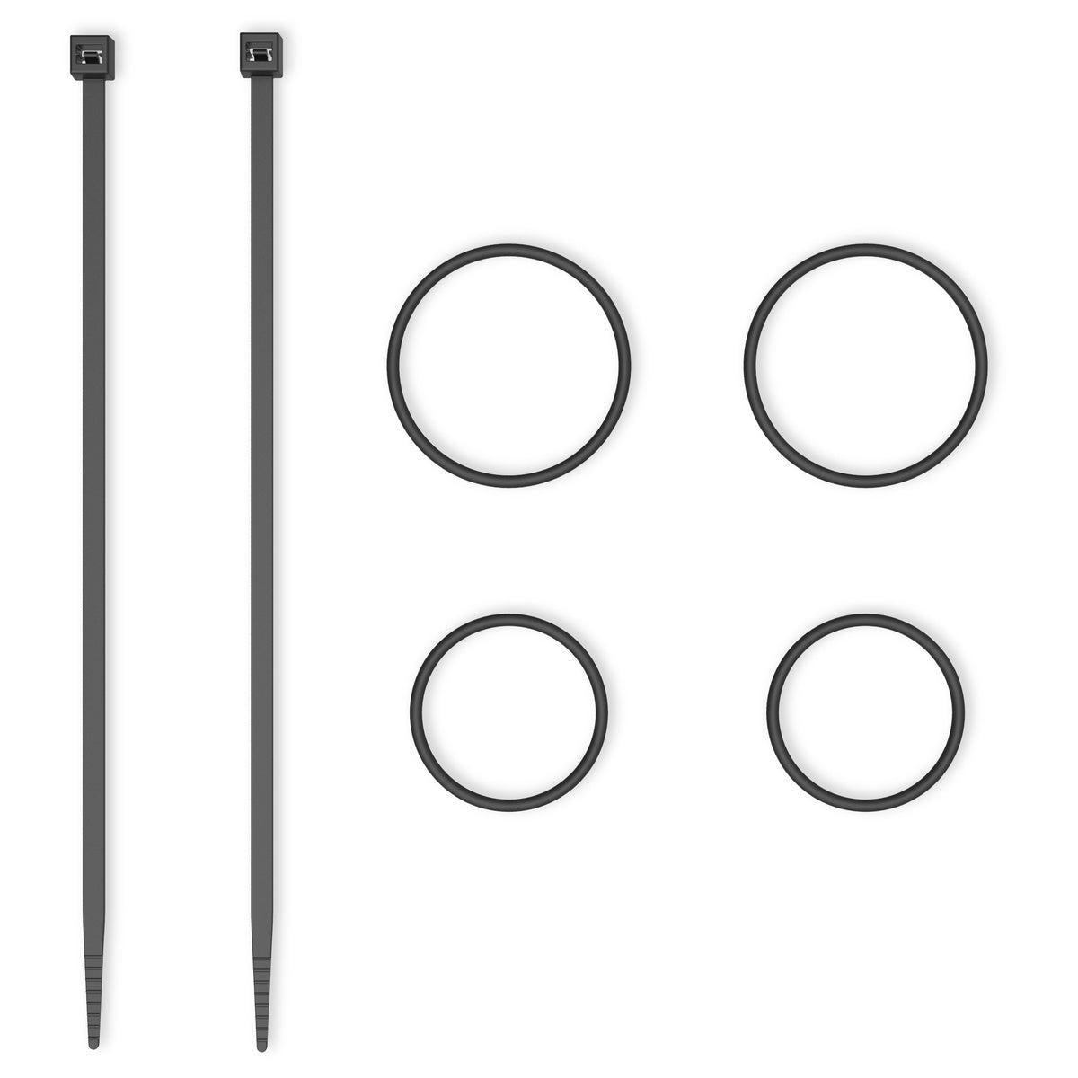 Quad Lock Replacement O-rings Zip Ties QLP-BKE