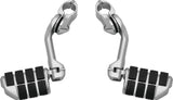 Kuryakyn Chrome Tour-Tech Cruise 6in Arm Dually ISO Pegs 1-1/4in Clamp 4529