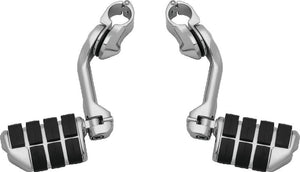 Kuryakyn Chrome Tour-Tech Cruise 6in Arm Dually ISO Pegs 1-1/4in Clamp 4529