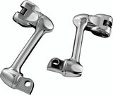 Kuryakyn Chrome 4in Adjustable Lockable Offsets With Male-Mount Adapter 4557