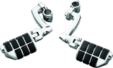 Kuryakyn Chrome Longhorn Offset Dually ISO Peg With 1-1/2in Clamp 4574