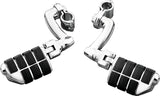 Kuryakyn Chrome Longhorn Offset Dually ISO Pegs With 1-1/4in Clamp 4575