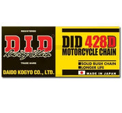 428D Chain Natural, Front & Rear Sprocket Kit for KAWASAKI G5100 1984-1992