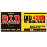 DID Standard 428D Chain 130 Links Natural for Street Motorcycle