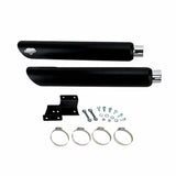 Vance & Hines Twin Slash 3in 2-2 Slip-On Exhaust Black 46341