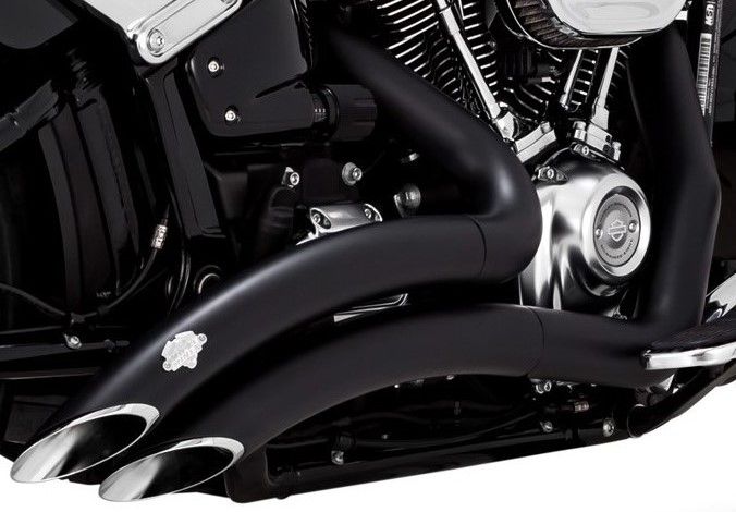 Vance & Hines Big Radius 2-2 Full Exhaust System Black 46375