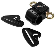 DragonFire Racing Quick Release Harness Anchor Kit - 1.25" I.D. - Black - 14-0001