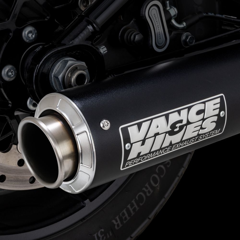 Vance & Hines Supersport 2-1 Slip-On Exhaust Wrinkle Black 46746