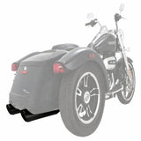 Vance & Hines Twin Slash 4in Round 2-1-2 Slip-On Exhaust Black 46796