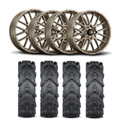 ITP Hurricane 18" Bronze Wheels And Cryptid Tires [34x10-18]