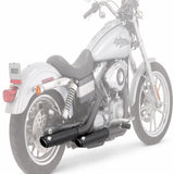 Vance & Hines Twin Slash 3in 2-2 Slip-On Exhaust Black 46838