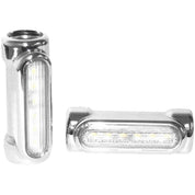 Letric Lighting Engine Guard Mounted Lights Chrome With White/Amber